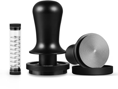 MHW-3BOMBER Espresso Coffee Tamper 53.3mm-3 Spring Loaded Espresso Tamper with Sound Feedback,15lbs/30lbs Replacement Spring BaristaTamper,Fit 53.3 mm/53.5 mm/54 mm Portafilter, Astra T7017-OS