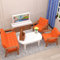 KARLOR Puppenhaus Möbel Set Wohnzimmer, 7 Stück Miniatur Möbel Set Sofa Sessel Tisch Fernsehen Lagerregal, Puppenhaus Zubehör Deko 1:12 Puppenhaus Dollhouse Deko Puppenmöbel（Wohnzimmer）