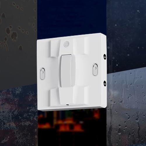 Limpiacristales Eléctrico,Robot Limpiacristales,4 Rutas De Limpieza Integradas,5600 Pa,Pulverizador De Agua Automático,Con Cuerda De Seguridad De 450 Cm,3 Min/M³,Apto Para Limpieza De Viviendas