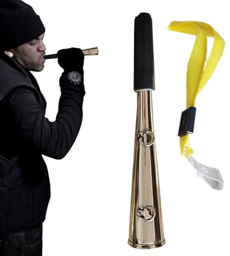 Loud Air Horn Train Horn with Lanyard, Reusable Train Trumpet Air Horn for Railway, Highway, And Garden Use, Powerful Loud Train Horn For Trucks, Vehicles And Outdoor Events