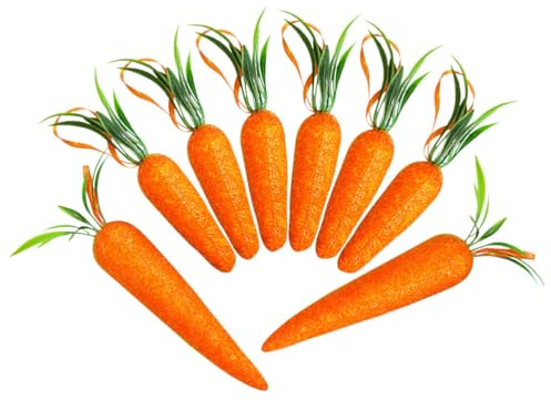 Zerodeko 8st Osterdekoration Schnurkarotten Dekorative Karotten Gestaffeltes Tablettdekor Im Frühling Aufblasbarer Torbogen Für Den Außenbereich Im Freien Aufblasbar Schaum Orange