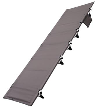 Zenlir Schlafbett aus Aluminiumlegierung, tragbar, Outdoor-Reise, Klappbett, Campingbett für Outdoor, Wandern, Rucksackreisen, Reisen