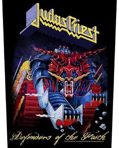 Halle15Clothes - Backpatch Rückenaufnäher für deine Kutte - Band JUDAS PRIEST - DEFENDERS OF THE FAITH