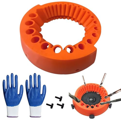 SPHERETRON Bohrerschleifgerät Bohrer Schleifen Bohrer Schleifen Vorrichtung 2-13mm Bohrerschärfer Bohrer Schleifgerät bohrerschleifer drill sharpener Für 125mm Schleifer Winkelschleifer