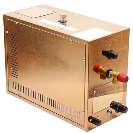 YXZKJZJ Dampfdusche-Generator-Set, 18 kW, for Bad, Sauna, SPA, automatische Entkalkung, Saunaraumdampf mit digitaler Steuerung for den Heimgebrauch Hocheffiziente schnelle Erwärmung(12KW 380)