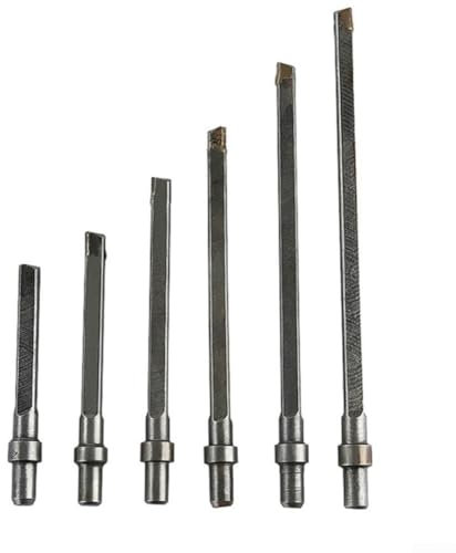 Burin pneumatique robuste de 124 cm pour les applications professionnelles de sculpture sur pierre (15,2 cm)