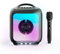 Vieta Pro - Altavoz Bluetooth Potente de 100W con Luces LED RGB, Batería 9H, TWS, USB, microSD, Karaoke con Micrófono y Mando, Entrada Dual de Micrófono, Portátil para Fiestas y Eventos | Party 55