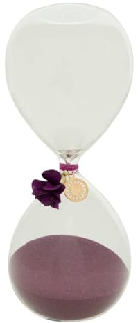 Atmosphera - Sablier Belli H.20cm Verre Assorti - Violet