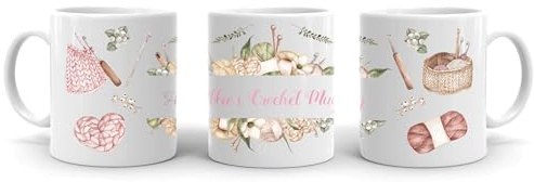 Forever Personal Designs Personalised Crochet Mug 11oz