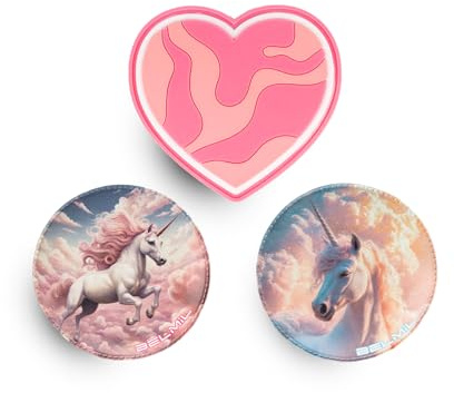 Belmil Patches mit Klettverschluss Set 3-teilig- kompatibel mit Schulranzen Comfy/Smarty (Pegasus in My Dreams)