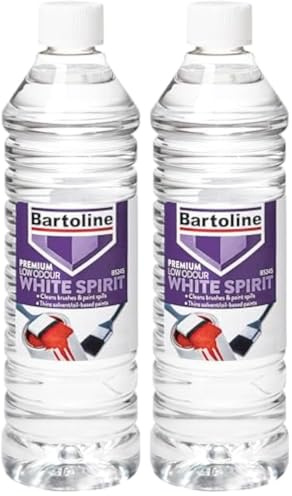 tetrosyl limited Bartoline Low Odour White Spirit 750ml – Premium Solvent for Paint Thinning & Brush Cleaning (Pack of 2)