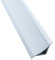 B-Ware Abdeckschiene für Badewannen Spültisch mit Dichtlippe 15mm PVC weiß