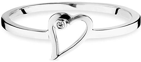 cai Damen Ring 925/- Sterling Silber rhodiniert Zirkonia weiß 135270169