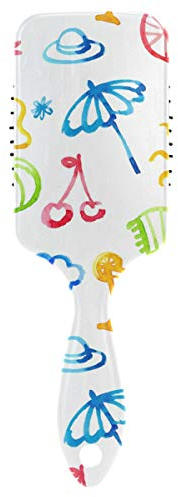 FANTAZIO Travel Vibe Styling-Bürste, ideal zum Glätten, Glätten, Entwirren von oben, antistatisch