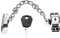 MLMLH Security Door Chain Lock - Anti-Theft Stainless Steel Front Door Locks Internal Doors Chain Latch Sliding Safety Lock for Home Apartment Hotel Bedroom