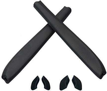 Ersatz-Ohrsocken und Nasenaufsätze für Oakley Commit SQ Sonnenbrille, Schwarz (schwarz), Einheitsgröße