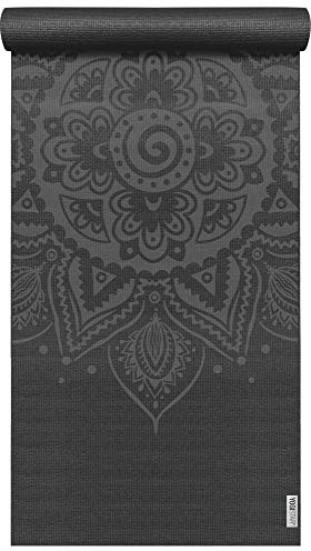 Yogamatte Yogimat® Basic - Art Collection - Spiral Mandala Schwarz