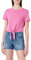 ONLY ONLMAY S/S Short Knot Top JRS T-Shirt, Rose, L Femme