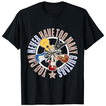 Gitarrist Lustig, zu viele Gitarren T-Shirt