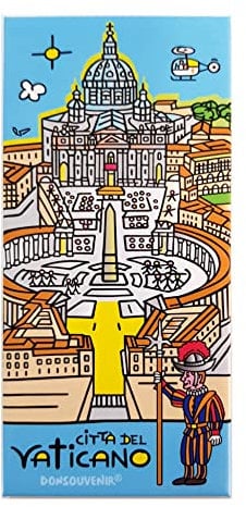 VATICAN FRIDGE MAGNET. MODEL: CITTA DEL VATICANO. GREAT MAGNET SAN PIETRO SQUARE