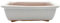 FRANCACOR Maceta TERRINA Bonsai Barro ESMALTADO Colores (27 X 18.5 X 9 CMS, Blanco)