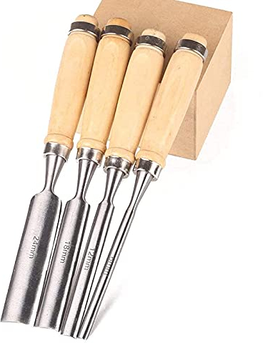 Wood Carving Gouge Set, Piece Woodworking Hand Chisels Compact Wood Carving Knife Semicircular Shovel for Woodworking Hobby Tools and Professional