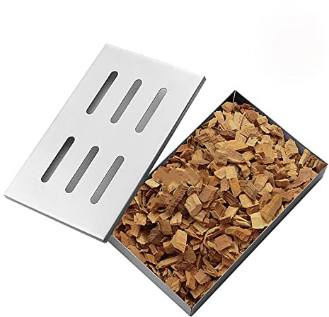 Tube de Fumée pour Granulés, Fumoir Barbecue, Fumoir Tube en Granulés en Acier Inoxydable, Générateur de Fumée Froide, Compatible avec Tous les Fumoirs électriques à Gaz et Charbon de Bois