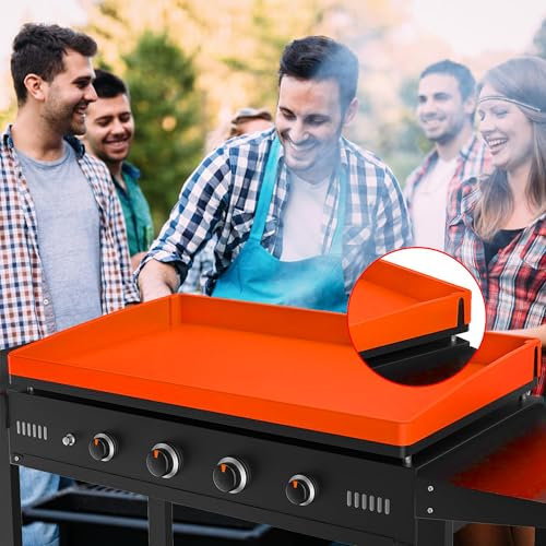 Grillmatte aus Silikon für Blackstone, 91,4 cm volle Abdeckung, robustes Outdoor-Lebensmittel-Kochen, Ersatzzubehör mit nahtlosem Oberflächenschutz für alle Jahreszeiten (91,4 cm)