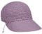 Seeberger Uni Rollable Crochet Cap Damencap Sommercap Sonnencap Sonnenvisor Strohcap Strandcap (One Size - Flieder)
