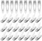 AVERZELLA 30 Pack Fingernail Clipper Toenail Clippers Pack, Stainless Steel Small Nail Clippers in Bulk, Portable Travel Finger & Toe Nail Clippers for Women Man Homeless Care Package Supplies Bulk