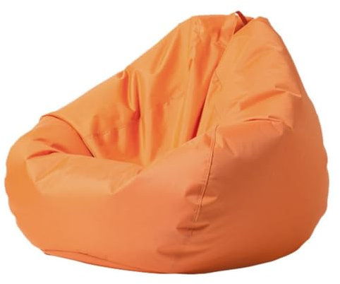 DESAV Housse de pouf poire (sans remplissage, housse uniquement), pouf flottant Oxford imperméable pour jardin, plage, camping, natation, orange, taille L