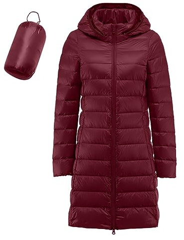CXKOLD spolverino Donna Giacca Ecopelle Donna Curvy Giacca Donna Elegante Fucsia Gilet Donna Invernale Sweatshirt invernal Piumino Oversize Giacca con Cappuccio Donna Piumino da Donna Leggero Gilet