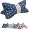 Leseknochen Nackenkissen Mandala bequem und waschbar! Handgestopft und genäht in Deutschland - Nutzbar als Nackenrolle Kissen Nackenrolle (Origami blau)