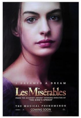 ahnld Filmposter LES MISERABLES auf Leinwand, Schlafzimmer, Dekoration, Landschaft, Büro, Raumdekoration, Geschenk, 40 x 60 cm