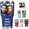 Personalized Tumbler with Picture, Name Logo Photo, Coffee Tumbler Mug 30oz Insulated Stainless Steel Custom Travel Mug Cup Gift for Men Women Dad Mom Birthday Xmas