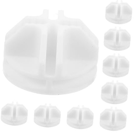 Homoyoyo 25stücke Teiliges Kunststoffverbinder Modulare Drahtwürfel Aufbewahrung Robuste Zuverlässige Verbindungselemente Für Diy Drahtgitter Regale Und Schrank-organizer Einfache Montage