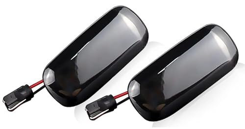 Huhpa Dynamische Blinker Seitenmarkierung Kotflügel sequentielle Kontrollleuchte for Audi A3 S3 8P A4 S4 RS4 B6 B7 A6 S6 RS6 C6 05-08(2pcs Dynamic)
