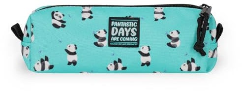 LEGAMI - My Pencil Case, Panda, Fermeture à glissière, Plastique recyclé, résistant, spacieux, Pratique, Trousse d'école, Trousse de Bureau, 22 x 6 cm