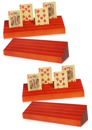 FUNNETOYU 4pièces Support De à Jouer Porte- avec Base pour Jeux De Société pour Âges