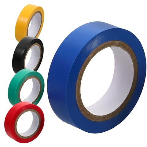 Cabilock 5Rollen Flammhemmendes Isolierband Hochtemperatur Klebeband für Elektrische Anwendungen Stark Haftend für Kabelmanagement