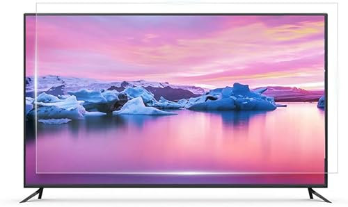 QUSYZD Pellicola Protettiva Anti-Luce Blu per TV, antiriflesso/AntiGraffio/Anti-Radiazioni, Protezione dall'affaticamento degli Occhi, per schermi curvi e Piatti, 75, 50 (1101 × 62,50(1101×620mm)