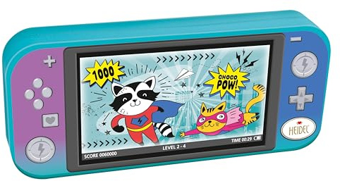Confiserie Heidel Gaming Box Schokolade – Metalldose im Game-Console-Design mit 8 Vollmilch-Bonbons, Geschenkidee für Gamer & Kids