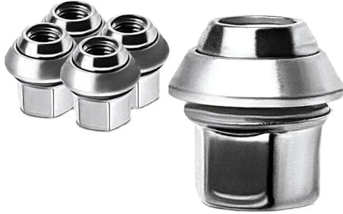 Radmuttern Kompatibel mit Volvo S40 V40 V50 C30 S70 5 Stück Auto-Radmuttern getrocknete Reifenschrauben Autoteile Legierungsbefestigungen OE 31200241 31373474