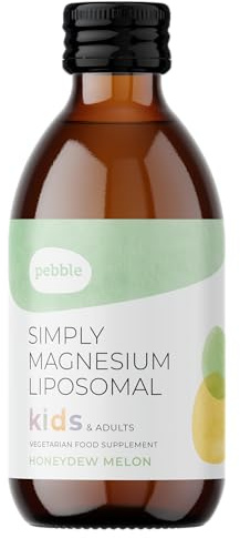 Simply Magnesium Liposomal - Highly absorbable Liquid Magnesium Glycinate Supplement, Natural Flavour, for Kids and Adults, 250ml (Honeydew Melon)