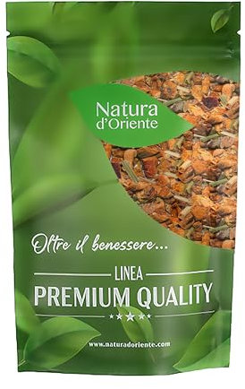 NATURA D'ORIENTE | Infuso Zenzero Cannella e Pompelmo 100g | Naturale 100% Senza conservanti