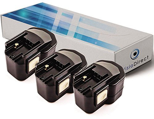 Lot de 3 Batteries pour AEG BEST12X perceuse visseuse 12V 2000mAh - Visiodirect -
