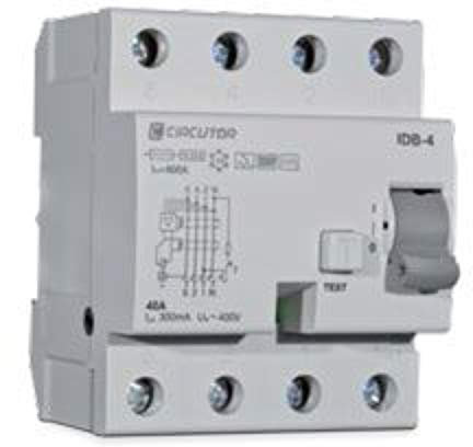 IDB-4 4P-40A-300 mA, Interruptor diferencial tipo B