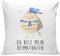 Mr. & Mrs. Panda 40 x 40 Kissen Eule Matrose - Geschenk, Owl, Eule Spruch, Kissen 40x40 Waschbar, Dekokissen 40x40, Dekokissen, Dekokissen Sofa,