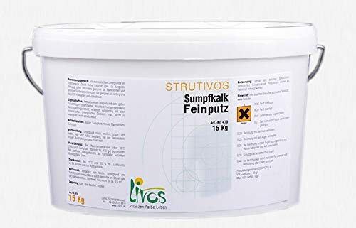 LIVOS STRUTIVOS Sumpfkalk Feinputz Nr. 471 (5L)