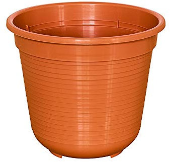 Unbekannt GELI Pflanztopf Standard 14cm Terracotta, 20 Stück